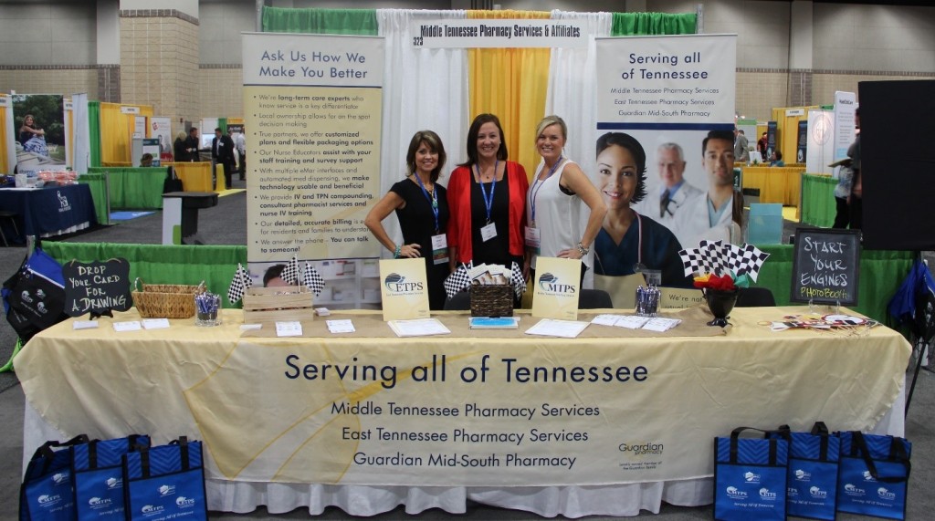 From left to right: Sherry Nix (Sales/Acct. Manager for (MTPS & ETPS), Kelly Hansel (Nurse Educator/Acct Manager for ETPS), and Tisha Hayes (Account Manager for MTPS)